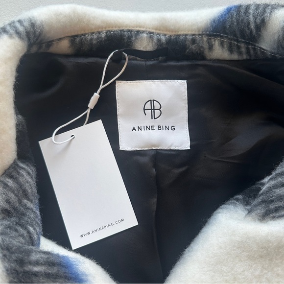 Anine Bing Oakley Jacket Oversized Fleece Shacket Size L - Picture 9 of 10